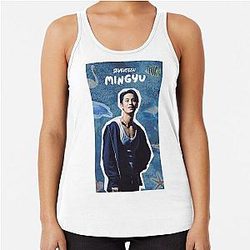 Seventeen Kim Mingyu Racerback Tank Top