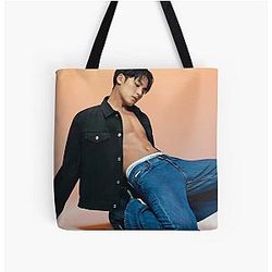 SEVENTEEN - Mingyu Calvin Klein All Over Print Tote Bag