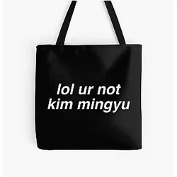 Lol Your Not Kim Mingyu All Over Print Tote Bag