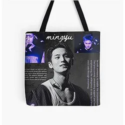 Kim Mingyu Seventeen All Over Print Tote Bag