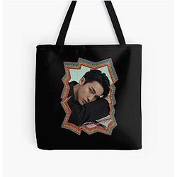 Kim Mingyu Seventeen Korean Kpop Retro Color Oil Paint Design Tote Bag