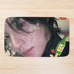 K pop Seventeen Mingyu Bath Mat