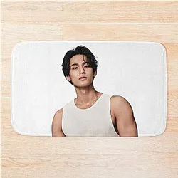 K-pop Seventeen Mingyu photo shoot bath mat