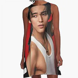 K-pop SVT Mingyu A-Line Dress