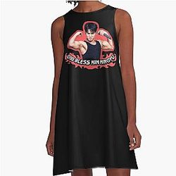 God Bless Kim Mingyu Flex Seventeen Kpop A Line Dress