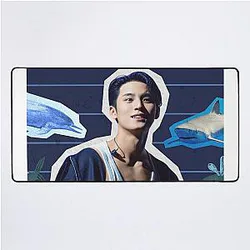Seventeen Mingyu Desk Mat