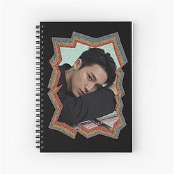 Kim Mingyu Seventeen Korean Kpop Retro Color Oil Paint Spiral Notebook