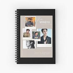 SEVENTEEN MINGYU COLLAGE ART Spiral Notebook