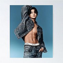SEVENTEEN - Mingyu Calvin Klein Poster