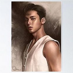 SEVENTEEN's MINGYU - DAZED Magazine Fan Art COLORED Poster