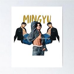 Mingyu - K-Pop Fanart Inspired by SEVENTEEN Posters