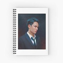 SEVENTEEN's MINGU Mansae Fan Art Spiral Notebook