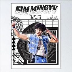 KIM MINGYU SEVENTEEN Poster