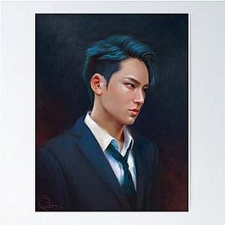 SEVENTEEN's MINGYU Mansae Fan Art Poster