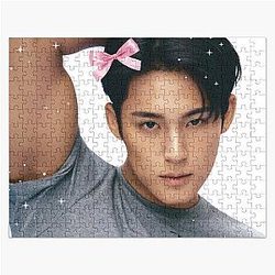 Kpop Mingyu Seventeen Coquette Jigsaw Puzzle