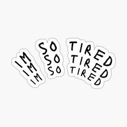 SEVENTEEN Mingyu I'm So Tired Sticker