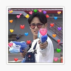 Mingyu, Kim, SVT, Gose, Carat, Korean, K-Pop, Meme, Cute Sticker