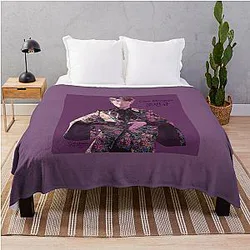 Purple Utopia Throw Blanket by Cho Mingyu