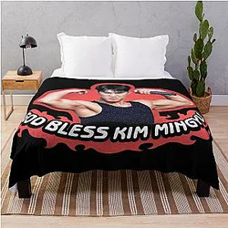 God Bless Kim Mingyu Seventeen Kpop Throw Blanket