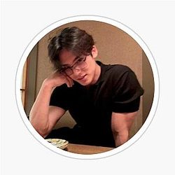Black Polo Mengyu Sticker