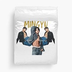 Mingyu – K-Pop Fanart Inspired by SEVENTEEN Duvet Cover