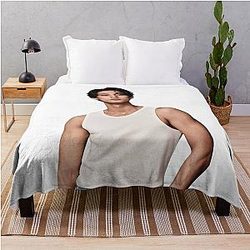 Kpop Seventeen Mingyu Photo Shoot Throw Blanket