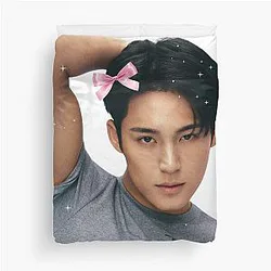 Kpop Mingyu Seventeen Coquette Duvet Cover