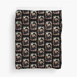Kim Mingyu Seventeen Korean Kpop Retro Color Oil Paint Design Duvet Cover