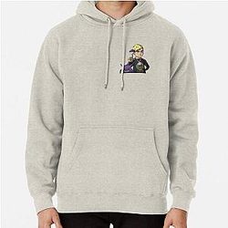 Duki, thunder, bizarre art disguise session reggaeton Emilia Music Argentina Spain summer success tattoos angel and demon Paulo Londra pullover hoodie