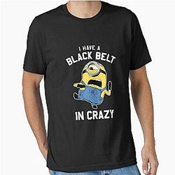 Despicable Me Minions Black Graphic Essential T-Shirt