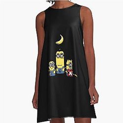 8-bit Minions A-Line Dress