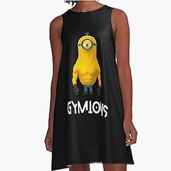 Gym Minions A-Line Dress