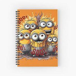 Minions Halloween Spiral Notebook