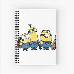 Minions Bob & Kevin Stuart Spiral Notebook
