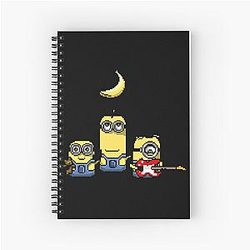 Minions 8-bit Spiral Notebook