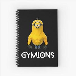 Gym Minions Spiral Notebook