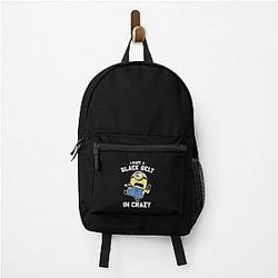 Despicable Me Minions Black Belt in Crazy Graphic Backpack