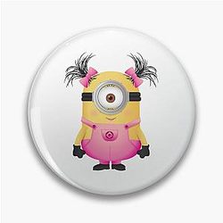 Minions Twintails Pin