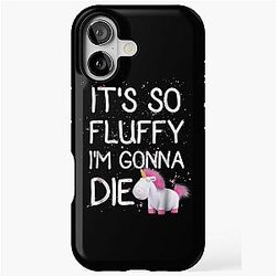 Despicable Me Minions It's So Fluffy Unicorn Graphic T-Shirt iPhone Tough Case