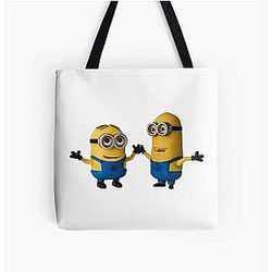Minions Over Print Tote Bag