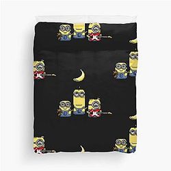 8-bit Minions Duvet Cover
