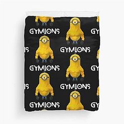 Gym Minions Duvet Cover
