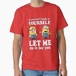 Minions If You Can't Laugh At Yourself Let Me Do It T-Shirt