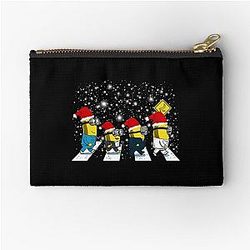 Minions Walk Christmas Zipper Pouch