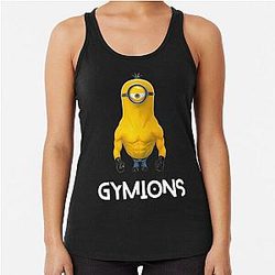 Gym Minion Racerback Tank Top