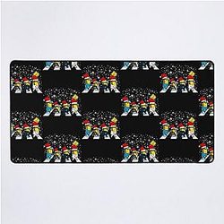 Minions Walk on Christmas Desk Mat
