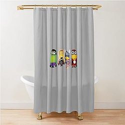 Minions Heroes Shower Curtain