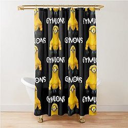 Gym Minions Shower Curtain