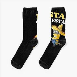 Despicable Me Minion Fiesta Graphic Socks
