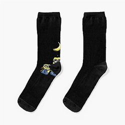8-bit Minions Socks